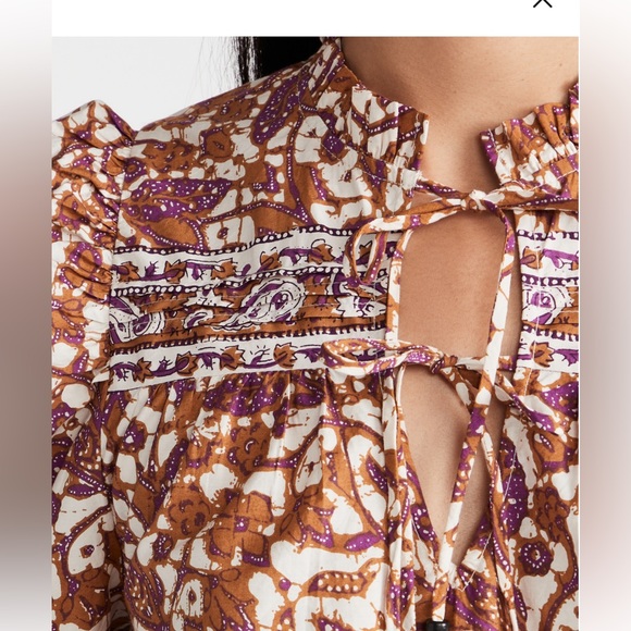 Love the Label Mabel tie front top - Picture 4 of 7